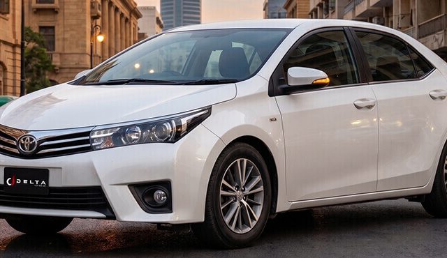 Corolla Altis for Rent for City and Long Drives