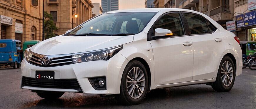 Corolla Altis for Rent for City and Long Drives