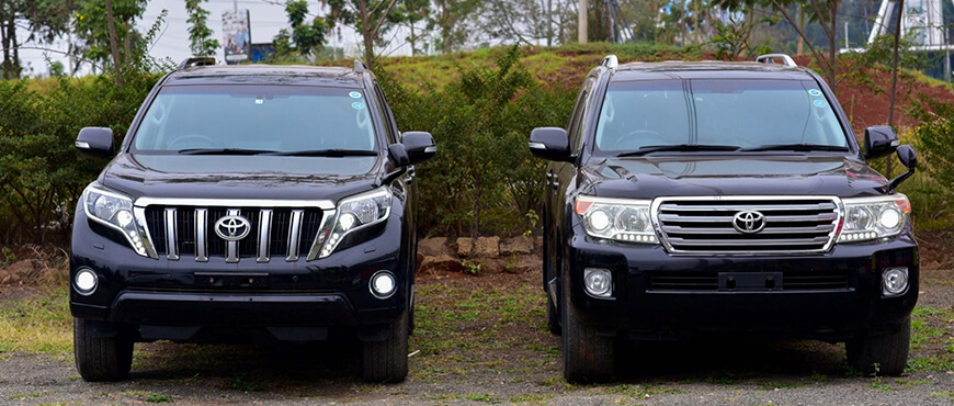 Land Cruiser Prado for Rent for Weddings & Events